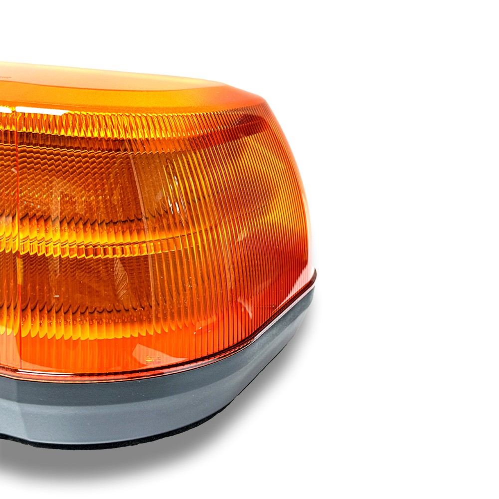 LED High Profile Mini Bar with aerodynamic design for commercial vehicles, featuring amber lens options and optimal energy efficiency. Ideal for modern transportation needs.