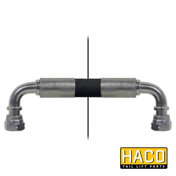 Hose N=9/16-90°/N=9/16-90° 2100mm HACO to suit 4611-191-1 , Haco Tail Lift Parts - HACO, Nationwide Trailer Parts Ltd
