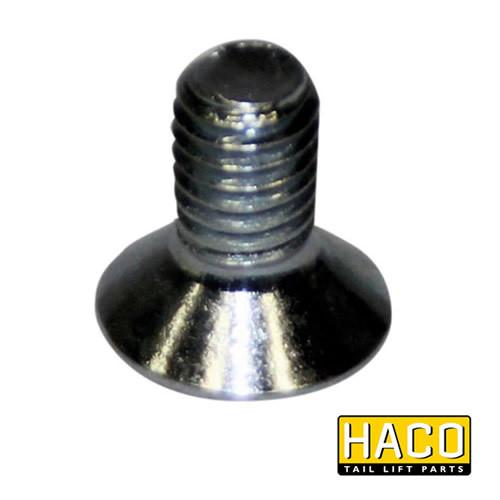 Screw for footcontrol HACO to suit Bar Cargo 101100666 , Haco Tail Lift Parts - Bar Cargolift, Nationwide Trailer Parts Ltd