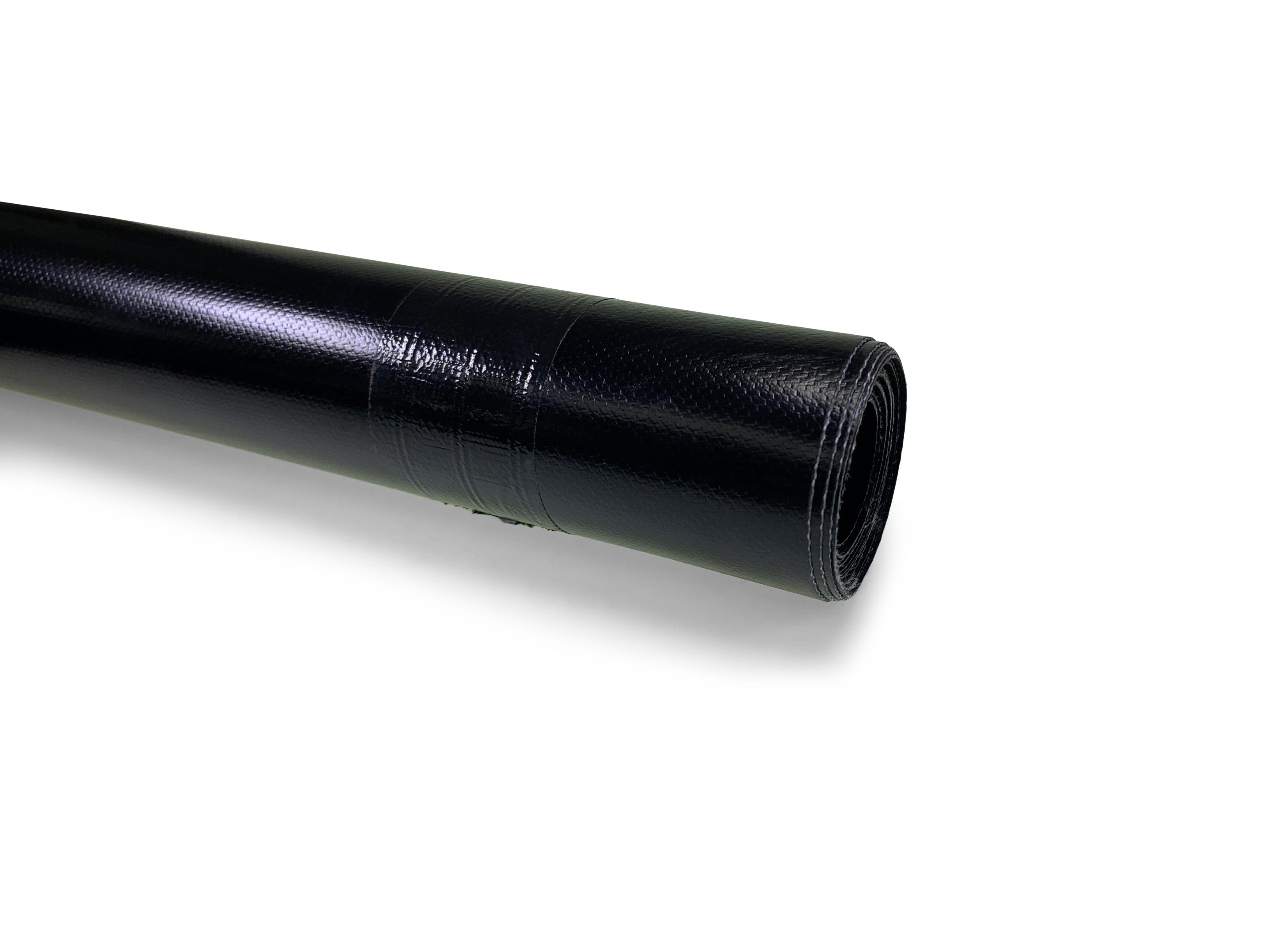 Curtain Material roll made of high-quality 900gsm Panama PVC, suitable for commercial trailers, shown on a white background.