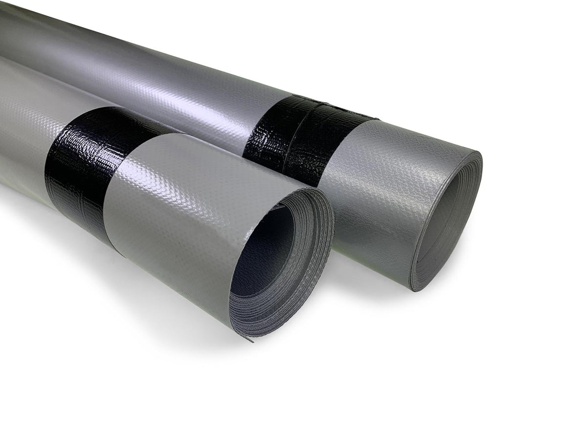 Curtain Material: A roll of high-quality, durable 900gsm Panama PVC, designed for curtainsiders, measuring 3x1 meters.