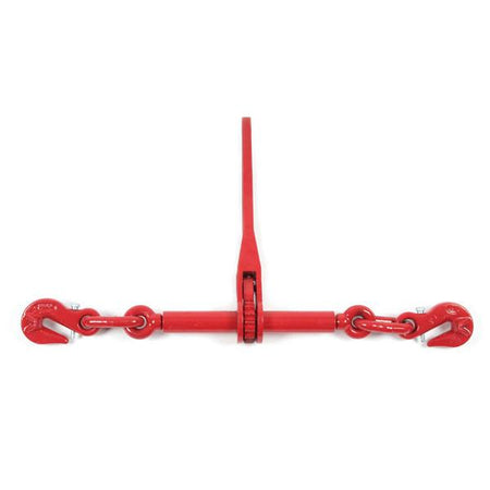 Ratchet Loadbinder with long handle for tensioning load binding chains through ratchet action, essential for securing loads on commercial trailers.