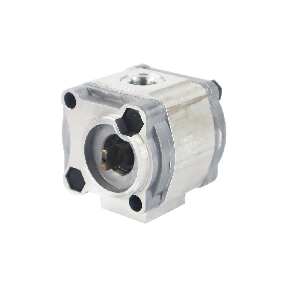 Pump 1.7cc P30-Type HACO auto part, CCW rotation, male connection, 1.2 kg, suited for Dhollandia Pump P030.17. Ideal for commercial vehicle applications.