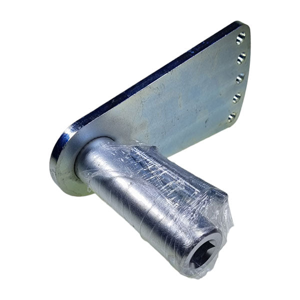 N/S 9/16 Hinge pin wrapped in plastic, designed for Del Tail Lifts, compatible with 9/16 Torsion Bars, ideal for commercial trailer maintenance.