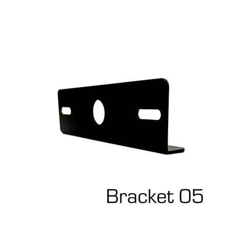 Mounting Bracket For Directional Lights (L-Shape) with multiple holes, compatible with various models, standard design for versatile trailer applications.