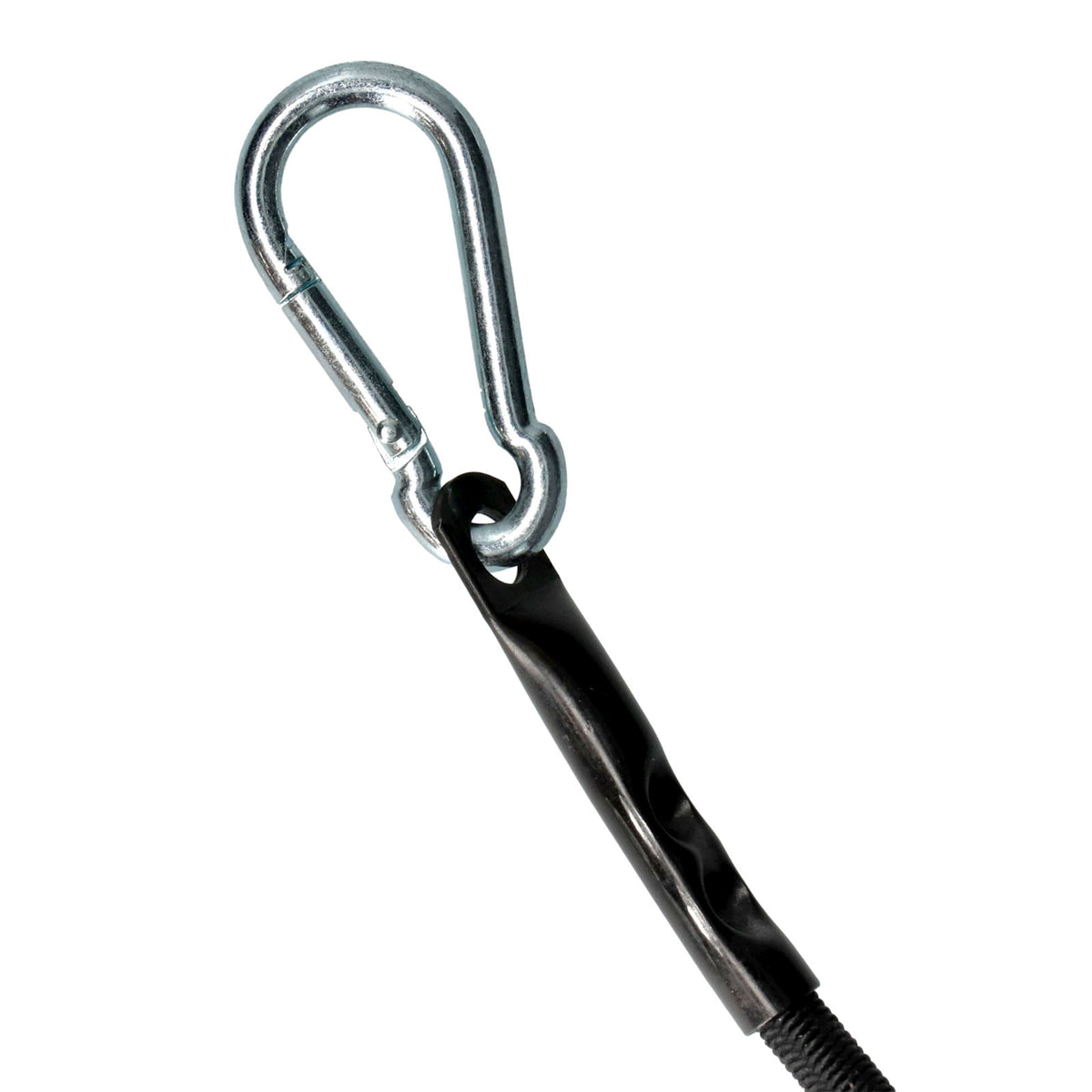 Replacement Bungee Cord for Roof Mounted System, 3.65m with durable metal carbine hook, ideal for secure load restraint in commercial trailers.
