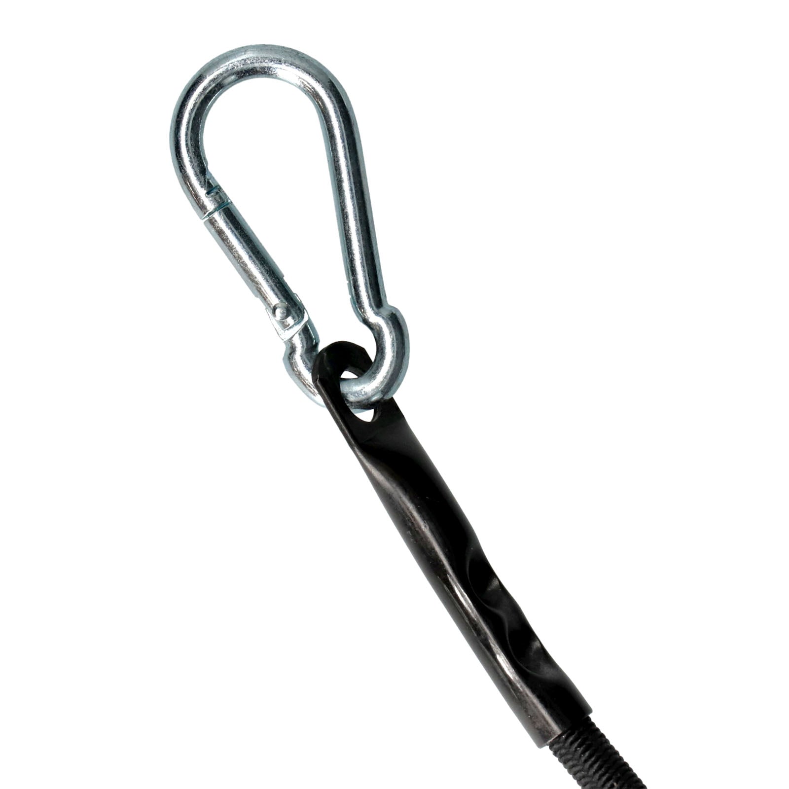 Replacement Bungee Cord for Roof Mounted System, 3.65m with durable metal carbine hook, ideal for secure load restraint in commercial trailers.