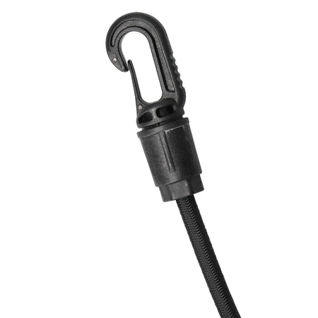 Replacement Bungee Cord for Roof Mounted Bungee System (3.65m) with black plastic hooks and cord for secure vehicle load restraint.
