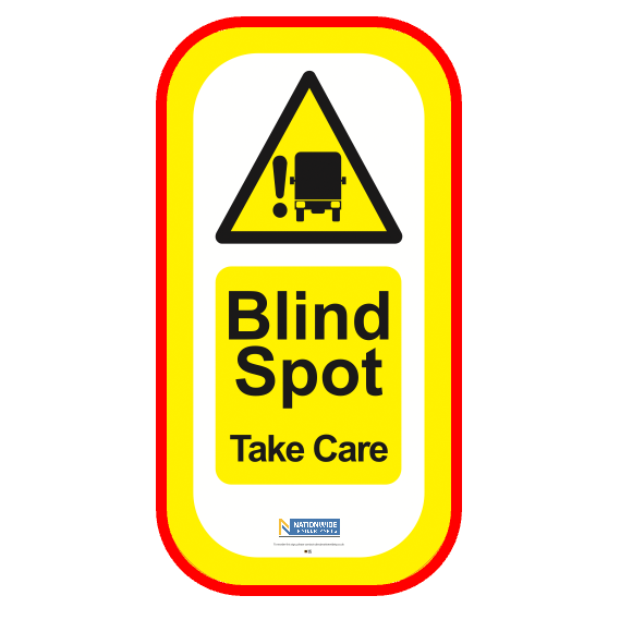 BlindSpotSign™ Durable Rear Blind Spot Warning Signs – Nationwide ...