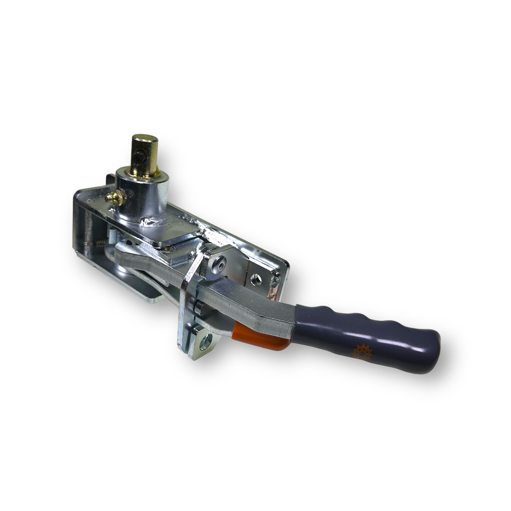 R45DW Ratchet Tensioner with a metal build and handle, designed for SDC Trailers, ideal for curtain side applications on commercial vehicles.