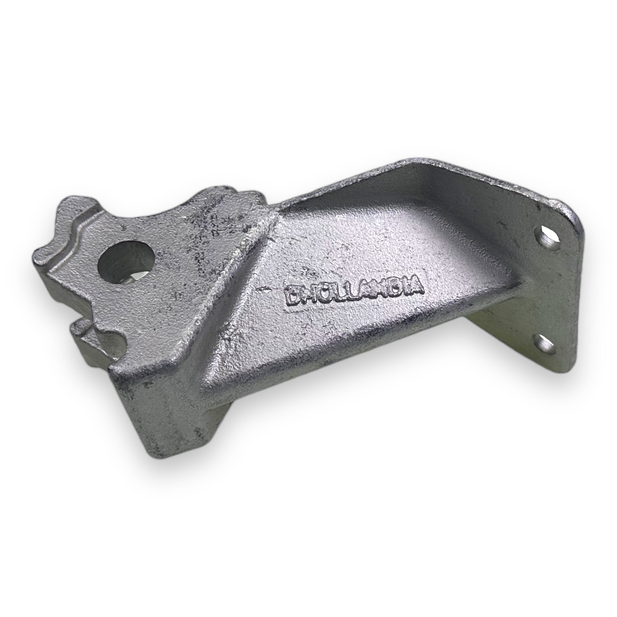 Hinge Swing Point MV1576.D, a metal component for Dhollandia tail lifts, essential for trailer maintenance.