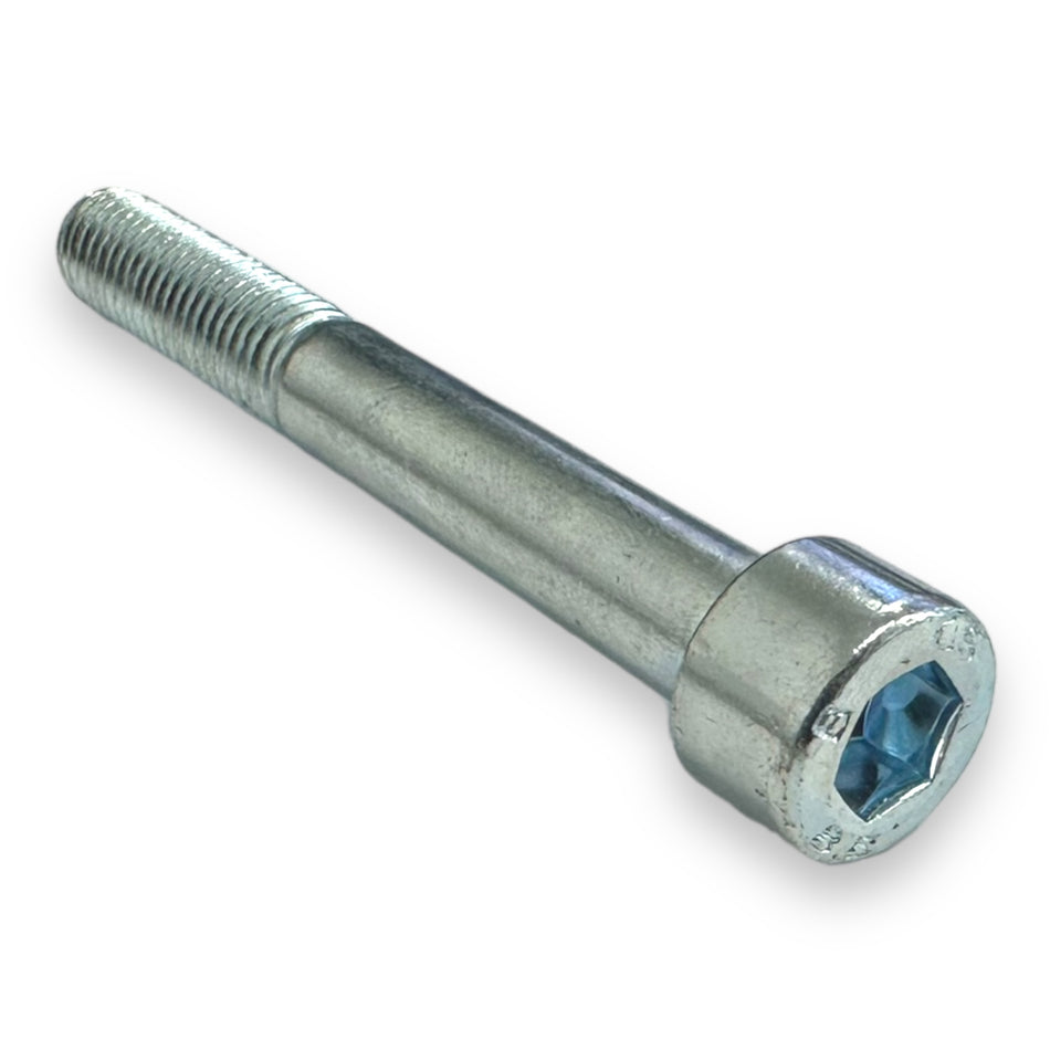 Allen Bolt with head M10 x 80, close-up view, ideal for Dhollandia Tail Lifts, showcasing its precise metal construction for secure fastening in commercial trailers.