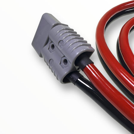 Tail Lift Lead - Anderson Plug to Anderson Plug, showcasing a durable twin-flex 35mm cable used for connecting batteries to trailer tail lifts.