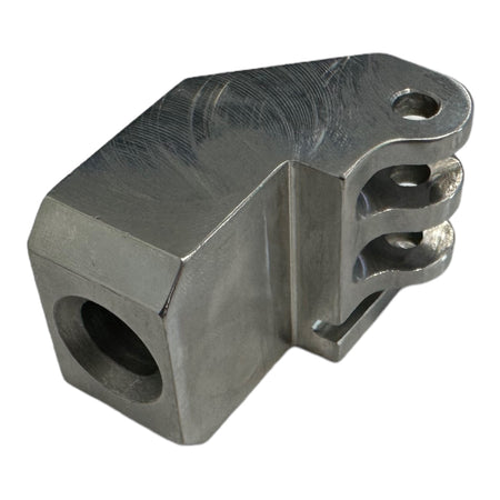 Chain Anchor Foot R/H 1500KG, a robust metal machinery part, suitable for commercial trailers, showcasing detailed close-ups of its structure.