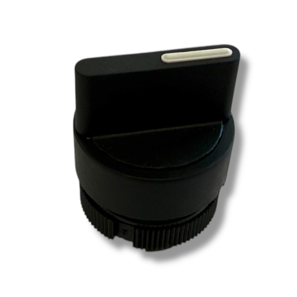 Selector Switch for tail lift switch boxes with a white button, designed for commercial trailer use.