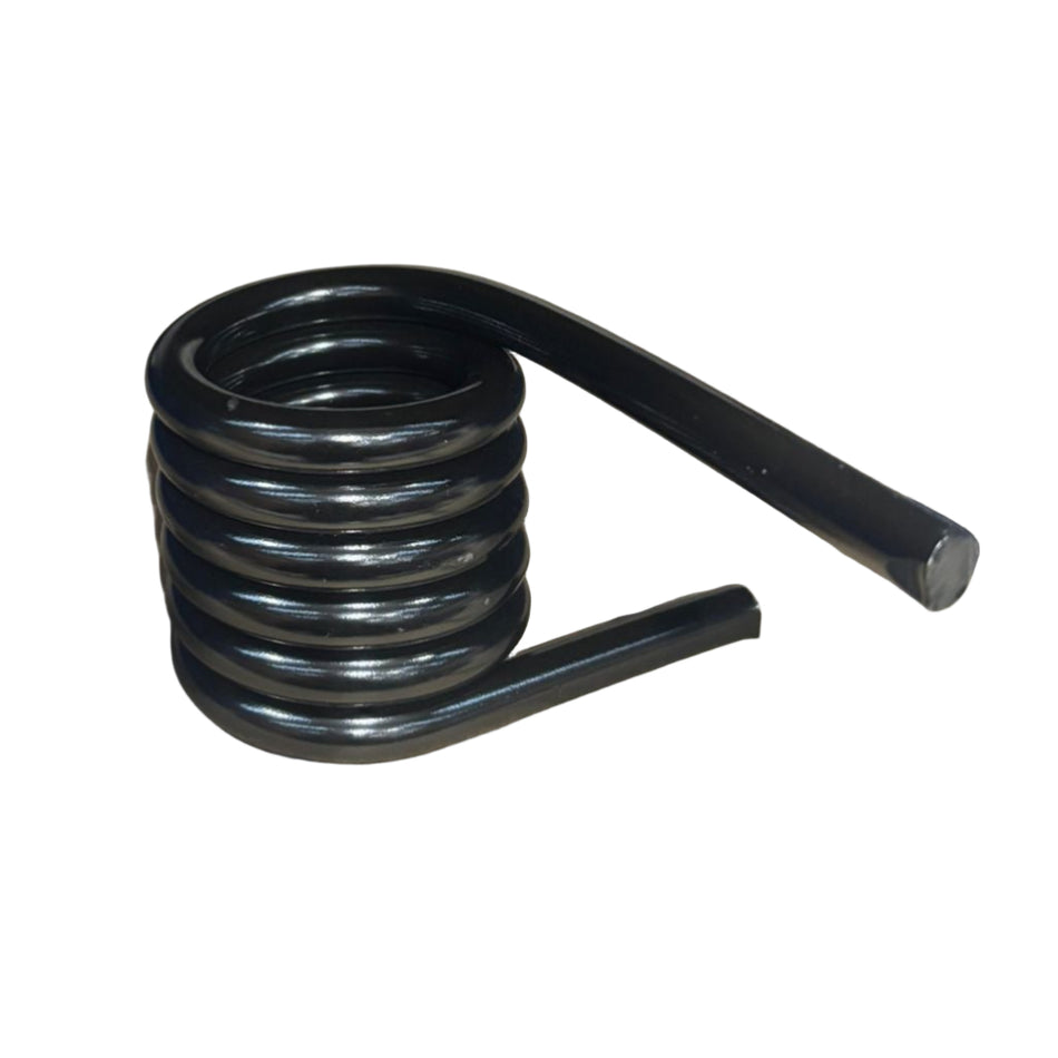 VRW082 Torsion spring toe guard SK for Dhollandia Tail Lifts, featuring a helical coil with two straight legs, optimised for storing rotational energy.