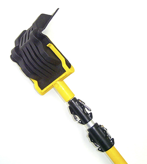 Tensys Glassfibre Pole for Mounty Applicator: Extendable pole for fitting plastic corner protectors up to 4.2m, with quick-release cam-lock collars. Adaptors sold separately.