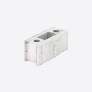 Hinge swing point 60cc - 40mm -B- for Dhollandia Tail Lifts, featuring multiple holes for secure fitting; ideal for high-quality, reliable tail lift systems.