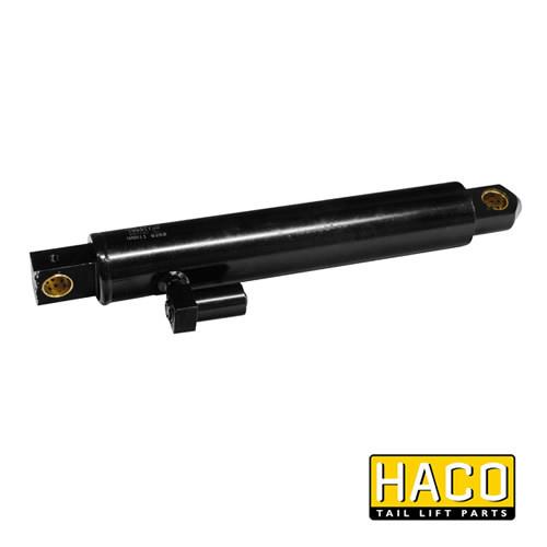 Lift Ram Cylinder HACO designed for MBB tail lifts, compatible with parts 1343854 and 1406404, shown as a black cylinder with two holes.
