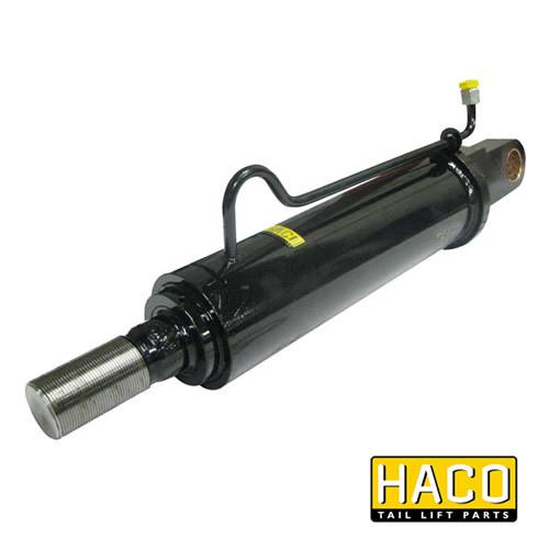 Tilt Ram Cylinder HACO for MBB models, featuring a black cylinder with a handle, designed for various MBB Palfinger models and parts compatibility.