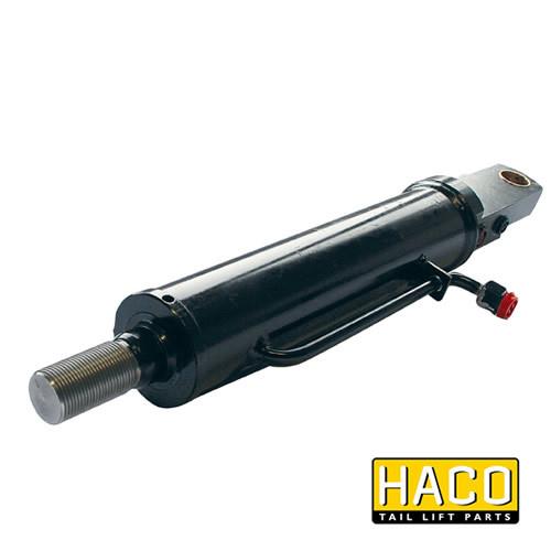 Tilt Ram Cylinder HACO to suit MBB tail lifts, shown as a black cylinder with a handle and visible bolt.