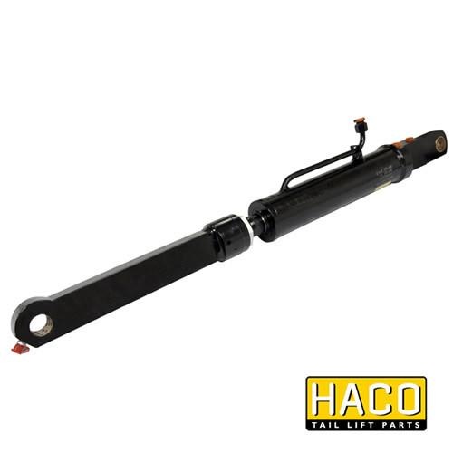 Tilt Ram Cylinder HACO with Extension for MBB tail lifts, designed for models 500K and up. Compatible with MBB Palfinger parts 1402741 and 2001438.