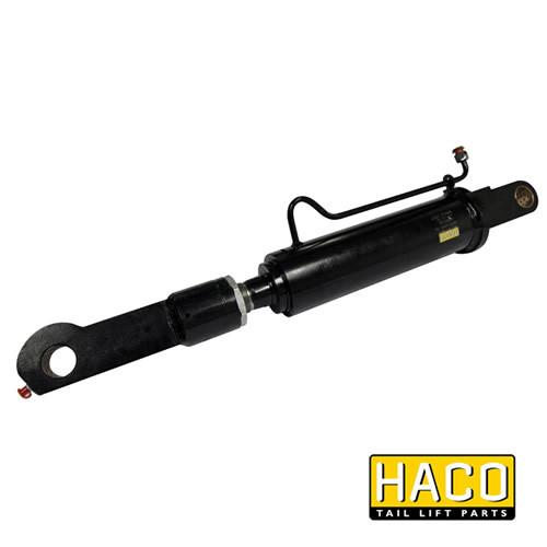 Tilt Ram Cylinder HACO with Extension for MBB tail lifts, featuring a black cylindrical design with a handle, suitable for various MBB models.