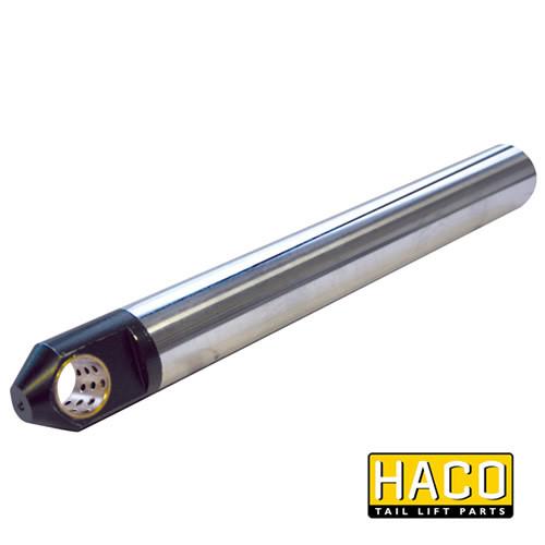 Piston Rod HACO to suit MBB 1403798, features a metal cylinder with a black cap, designed for MBB Palfinger tail lifts.