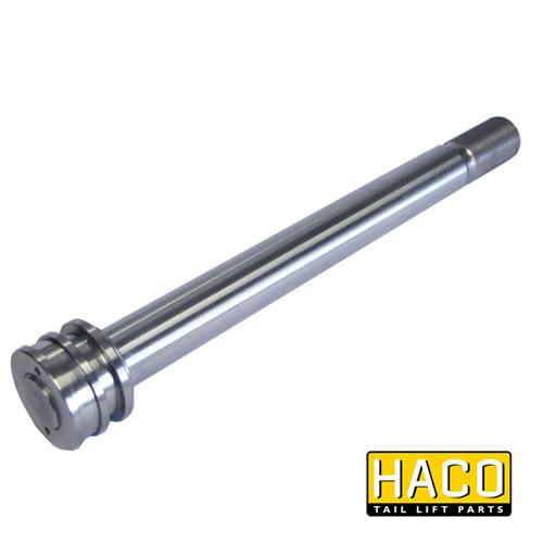 Piston Rod HACO for MBB tail lifts, featuring a metal cylinder and rod, compatible with MBB Palfinger parts 1410866 and 71597539.