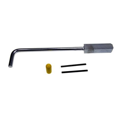Hexagon-shaped Anti Tilt Catch Assy tool with a yellow cap, designed for TL1000/S1500MK3 models, ideal for del tail lifts.