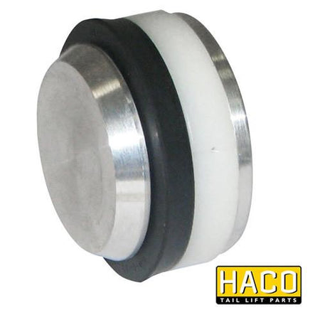 Piston HACO for Dhollandia Tail Lift, round metal component, size Ø30/50mm, single acting, compatible with Dhollandia Part M4430.050, essential for commercial trailer maintenance.