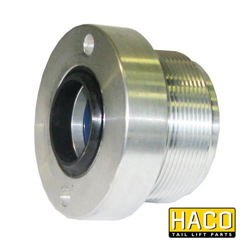 Cylinderhead HACO for Dhollandia Tail Lift, featuring a metal circular design, suitable for Part M4235.060, visible as a key auto part component.