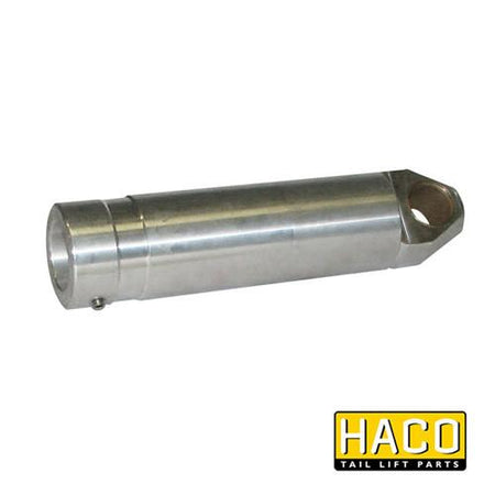 Extension HACO to Suit M4120.210, a silver metal cylinder part for Dhollandia Tail Lift, 210mm size, essential hardware for commercial vehicle maintenance.