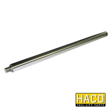 Piston Rod HACO to Suit M4735.0670, a long metal rod with nut, designed for Dhollandia Tail Lift, visible against a plain background.