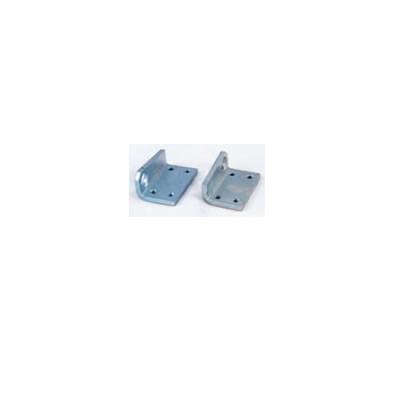 Trolley Stop Brackets (Flap) for Anteo Tail Lifts, featuring durable metal construction with visible holes for secure attachment, ideal for commercial trailer use.
