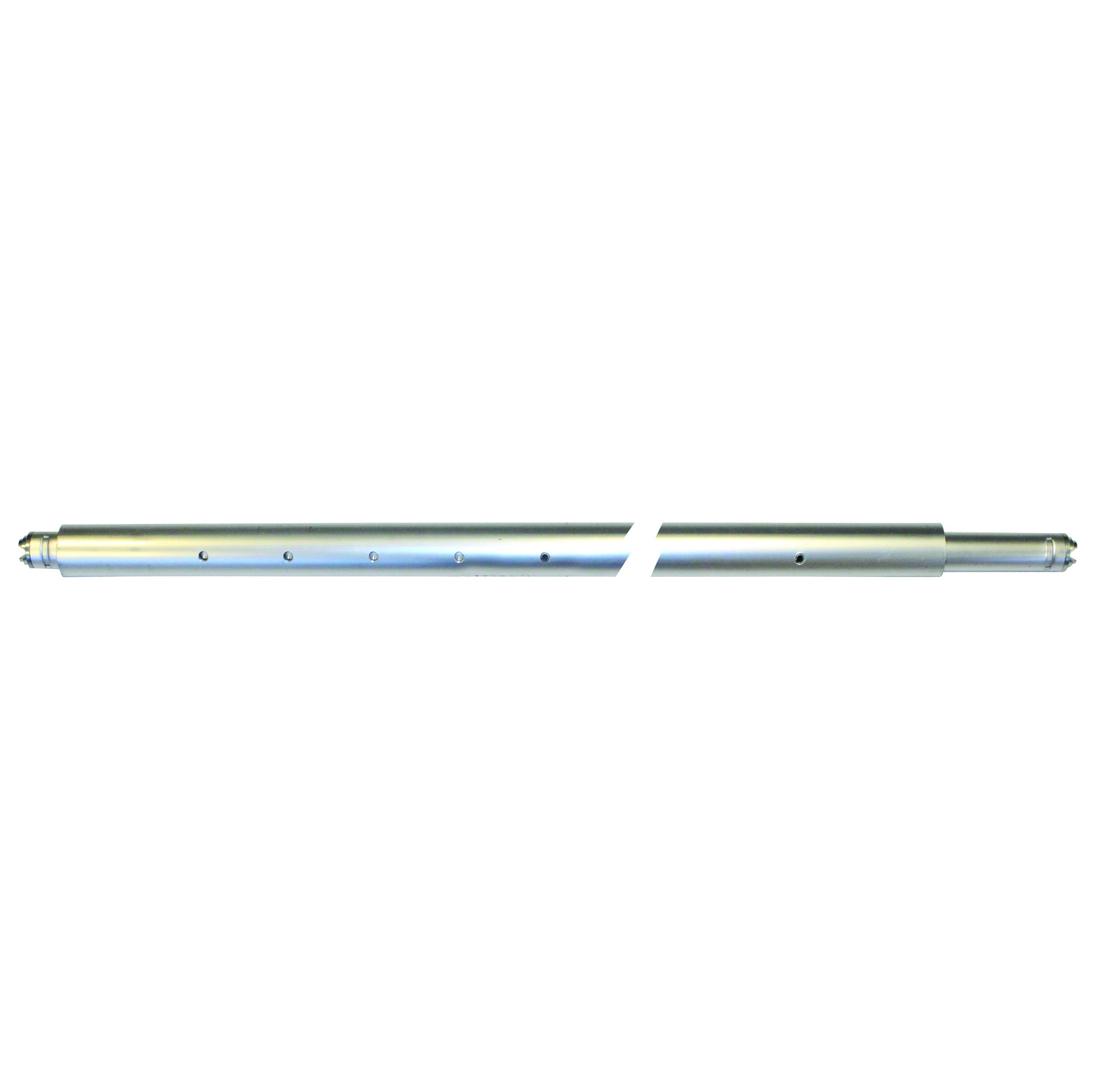 Round Aluminium Shoring Bar, spring-loaded, fits 1375-1750mm, features a 42mm diameter tube with broken end, adjustable for load restraint in commercial trailers.