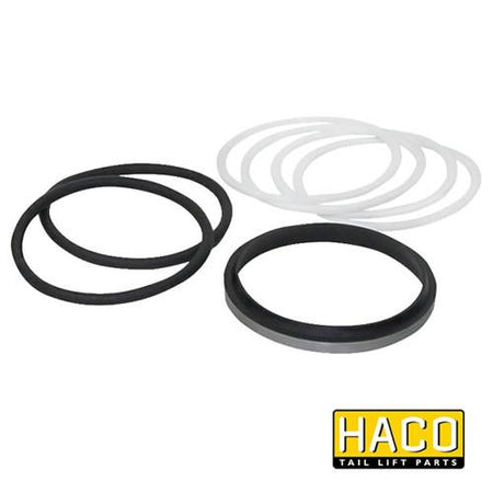 Sealkit Ø70mm HACO, compatible with MBB part 1403796, displayed with black and white gaskets, suitable for MBB Tail Lifts.