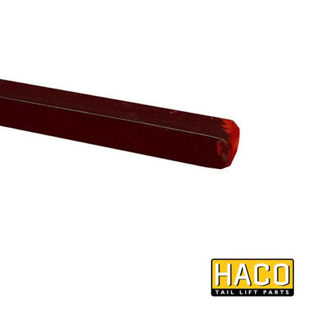 Torsion Bar 19/32 (Red) HACO, alternative for Ratcliff Palfinger Tail Lift, 2215mm long, visible red paint, fits part 4464-003-7.