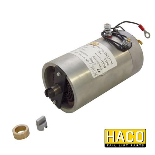 Motor 0,8kW 12V O F CCW HACO to Suit Zepro 32815 & Bar Cargo 101121267 , Haco Tail Lift Parts - HACO, Nationwide Trailer Parts Ltd