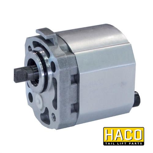 Pump 1,2cc W3B1/R-type HACO motor with black handle, designed for Zepro and Bar Cargo, two-year warranty, clockwise operation.