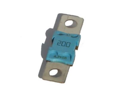 200A Fuse for tail lifts, shown in a close-up view, highlighting its design suitable for large commercial trailers and vehicles.