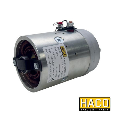 Motor 2kW 24V O F CW HACO to suit 4696-111-5 , Haco Tail Lift Parts - HACO, Nationwide Trailer Parts Ltd