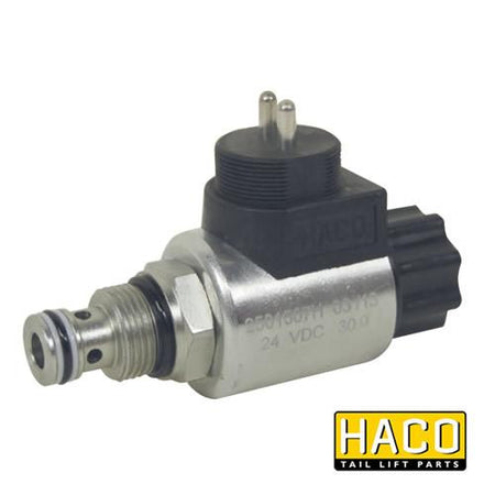 12v Solenoid valve complete HACO to Suit MBB Palfinger 1284466 , Haco Tail Lift Parts - HACO, Nationwide Trailer Parts Ltd
