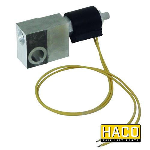 Valveblock + valve 24V HACO to suit 4697-075-7 , Haco Tail Lift Parts - HACO, Nationwide Trailer Parts Ltd