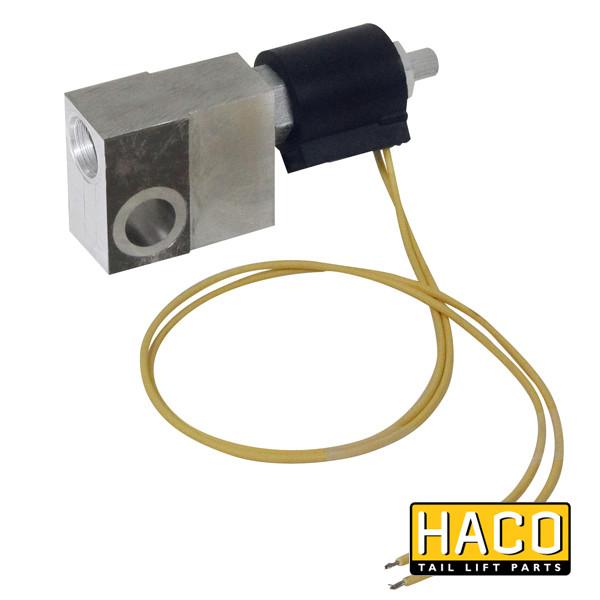 Valveblock + valve 12V HACO to suit 4697-076-6 , Haco Tail Lift Parts - HACO, Nationwide Trailer Parts Ltd