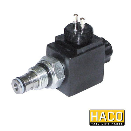 Solenoid valve Single Acting 24V HACO with costal M24 to suit V036 , Haco Tail Lift Parts - Dhollandia, Nationwide Trailer Parts Ltd