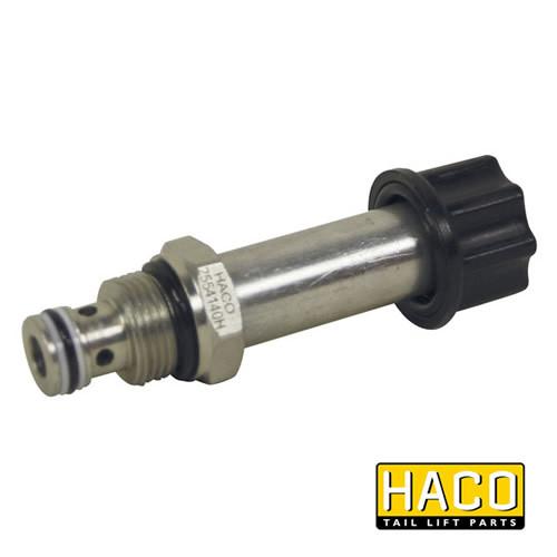 Cartridge HACO with metal cylinder and black handle, compatible with Dhollandia V040.H for tail lifts, available at Nationwide Trailer Parts Ltd.