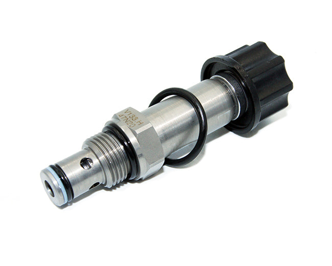 Cartridge SA 13MM (H) HACO, a metal connector suited for Dhollandia tail lifts, shown as a close-up of its durable, silver structure.