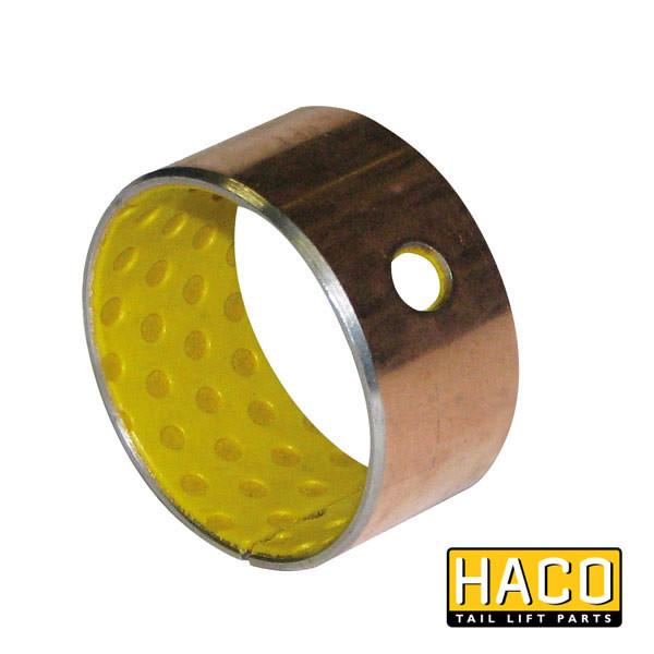 Bearing Ø35/39-20 PAP HACO, metal ring with yellow dots, designed for Dhollandia tail lifts, interchangeable with part M1835.20T.