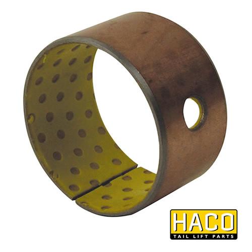 Bearing Ø40/44-25 PAP HACO, metal ring with hole, designed as an alternative for Dhollandia Tail Lifts, compatible with part M1840.25T.